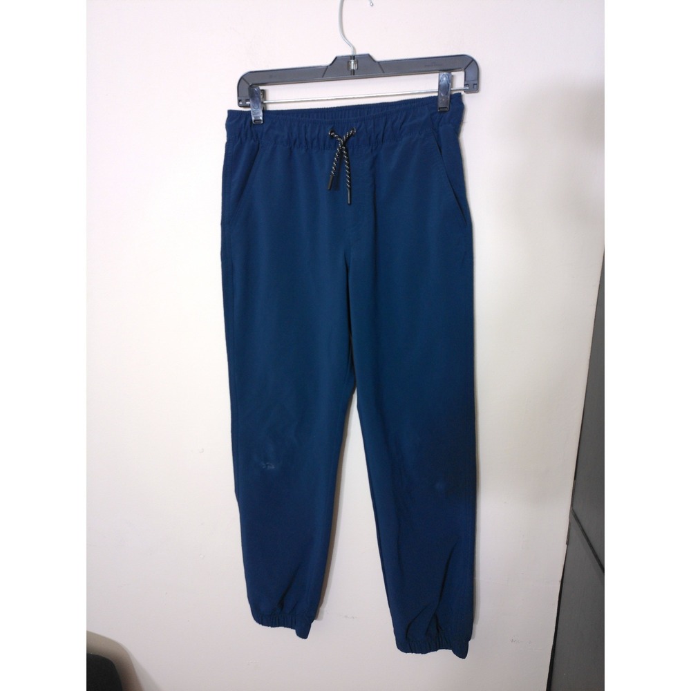 Cat & Jack Jogger Pants Boys Youth Large Navy Blue Active Stretch Drawstring